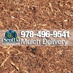 Scott's Tree & Landscape - Pine Mulch available for pickup or delivery, minimum 3 cubic yard.