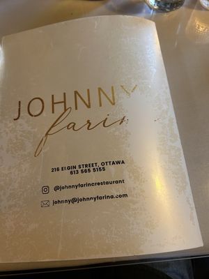 Menu photo 2 Johnny Farina Restaurant Ottawa, ON Menu photo 2 Johnny Farina Restaurant Ottawa, ON