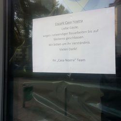 Eiscafé Casa Nostra - Dear guests! Due to necessary construction, the ice cream parlor is closed until further notice. We ask for your understanding. Many Thanks!
