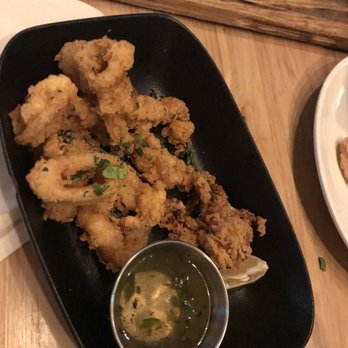 matchbox - Calamari with spicy jalapeño jelly - New American Near Me - Sunrise, Florida