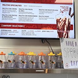 The paleta bar EP - Menu 3 OCT 2023