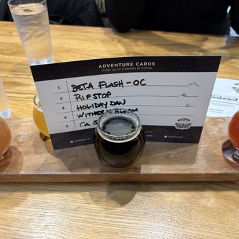 Nocterra Brewing - Beer flight - Brewpubs Near Me - Columbus, Ohio