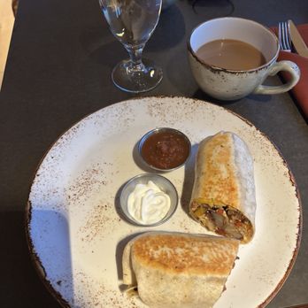 Crimson - Bacon breakfast burrito - Burgers Near Me - Anchorage, Alaska