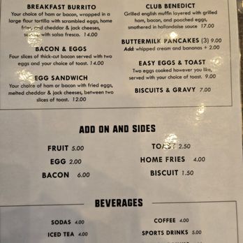 Hunter Ranch - Breakfast menu - American Near Me - Paso Robles, California