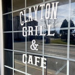 Clayton Grill & Cafe - Front sign