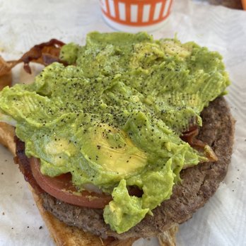 Whataburger - Avocado bacon burger sans sauce - Burgers Near Me - New Braunfels, Texas