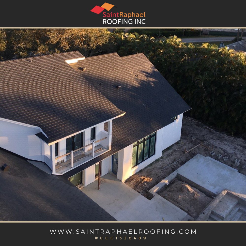 Slide of Saint Raphael Roofing