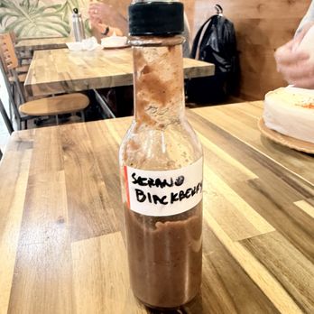 Milk Belly Bakery - House made Serrano blackberry hot sauce - Bakeries Near Me - San Jose, California Milk Belly Bakery - House made Serrano blackberry hot sauce - Bakeries Near Me - San Jose, California