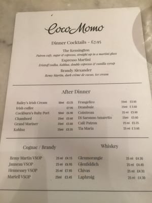 Menu photo 3 Coco Momo London, XGL Menu photo 3 Coco Momo London, XGL