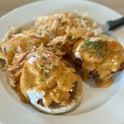 Mikayla's Cafe - Spicy Crab Cake Benedict