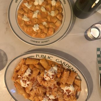 Public Gardens - Ciao bella rigatoni & the vodka gnocchi. Both had a good kick ! - Italian Near Me - Toronto, Ontario