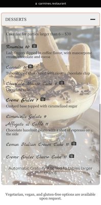 Carmine's Italian Restaurant by null