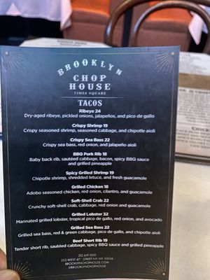 Menu photo 5 Brooklyn Chop House Time Square New York, NY Menu photo 5 Brooklyn Chop House Time Square New York, NY
