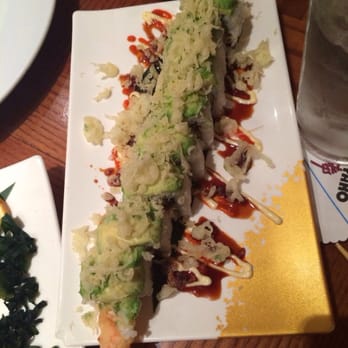 Miyako - Crazy Caterpillar Roll - Japanese Near Me - Houston, Texas Miyako - Crazy Caterpillar Roll - Japanese Near Me - Houston, Texas