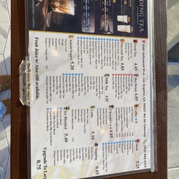 Ding Tea Hollywood  - Menu - Bubble Tea Near Me - Los Angeles, California