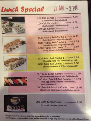 Menu photo 6 Sushi Bon Warren, MI Menu photo 6 Sushi Bon Warren, MI