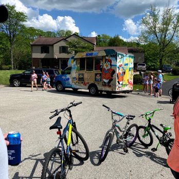 Kona Ice South Indy - a line of bikes parked in a parking lot - Shaved Ice Near Me Kona Ice South Indy - a line of bikes parked in a parking lot - Shaved Ice Near Me