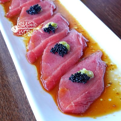 Photo of Sushi World - Cypress, CA, US. Bluefin Tuna Sashimi special with Tobiko