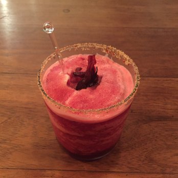 Alcalde - Jamaica slurpee w/mezcal... I can live like this just fine!!! - Mexican Near Me - Guadalajara, JAL