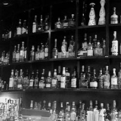 Uva Wine & Cocktail Bar - Wall of liquors