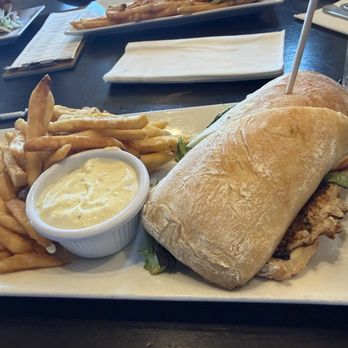Half Moon Bay Brewing Company - Cod Blackened Fish Sandwich - Seafood Near Me - Half Moon Bay, California Half Moon Bay Brewing Company - Cod Blackened Fish Sandwich - Seafood Near Me - Half Moon Bay, California