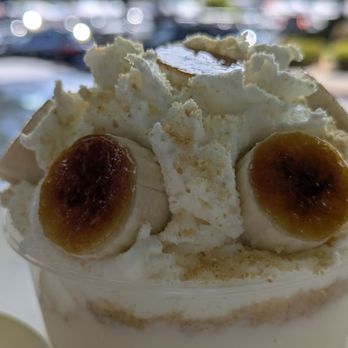 Biscuits BBQ - Banana Brulee Pudding - Barbeque Near Me - Napa , California
