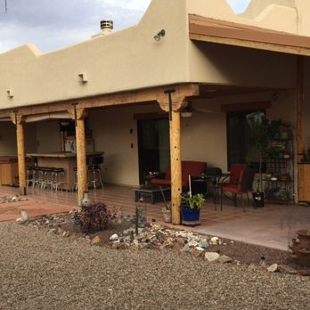 Martinez Custom Painting - Back porch before - Painters Near Me - Tucson, Arizona