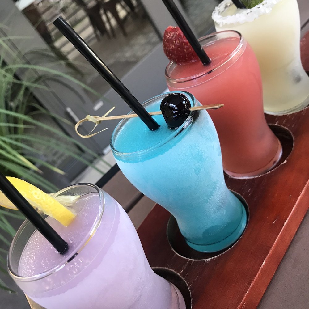 State Fare Kitchen & Bar - How cute is this margarita flight?!! - New American Near Me - Houston, Texas State Fare Kitchen & Bar - How cute is this margarita flight?!! - New American Near Me - Houston, Texas