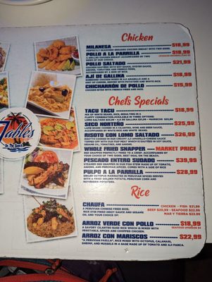 Menu photo 8 7 Tables on the Beach Hollywood, FL Menu photo 8 7 Tables on the Beach Hollywood, FL