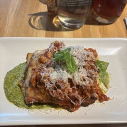 Turkey lasagna with Bolognese sauce