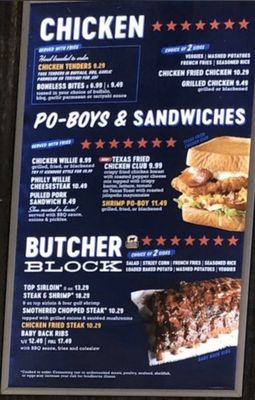 Menu photo 2 Willie's Grill & Icehouse New Braunfels, TX Menu photo 2 Willie's Grill & Icehouse New Braunfels, TX