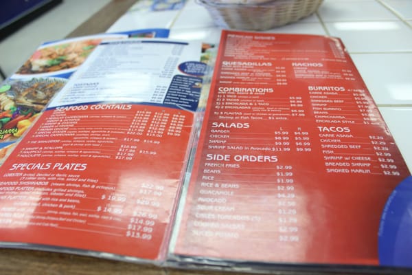 Menu photo 7 Mariscos Sinaloa Tempe, AZ