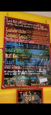 Menu photo 4 Quesadilla Mobilla Moab, UT