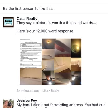 Casa Realty - I left a review yesterday on FB and Yelp. After they unsuccessfully tried to handle me on FB they deleted my whole post! - Real Estate Services Near Me - Killeen, Texas