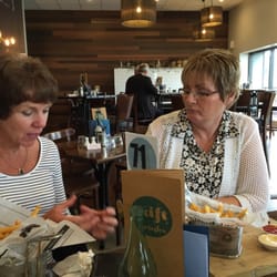 The Raft - Petrena and Lorrie eating beer battered fries..