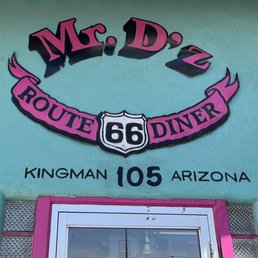 Exterior outside entrance of Mr D'z Route 66 Diner - Kingman, Arizona Exterior outside entrance of Mr D'z Route 66 Diner - Kingman, Arizona