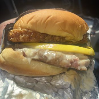 Sarima Cafe - BREAKFAST SANDO Potato Bun Egg Hash Brown Chicken Bacon Tocino Sweet and Sour Garlic Achar Aoili - Cafes Near Me - Chicago, Illinois Sarima Cafe - BREAKFAST SANDO Potato Bun Egg Hash Brown Chicken Bacon Tocino Sweet and Sour Garlic Achar Aoili - Cafes Near Me - Chicago, Illinois