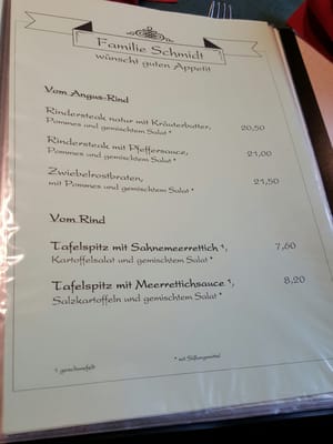 Menu photo 1 Gasthaus-Pension Rezatgrund Windsbach, BY Menu photo 1 Gasthaus-Pension Rezatgrund Windsbach, BY