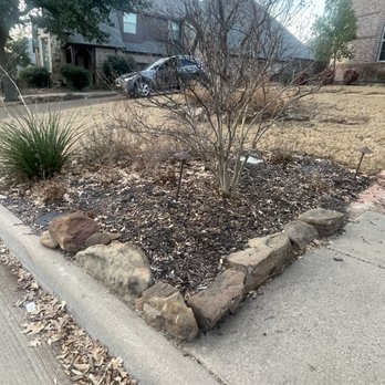 JIT Landscape and Design - One of many "before" photos. Vincent spent hours cleaning out flower beds, applying fungicide on the Crepe Myrtles, and refreshing mulch. - Tree Services Near Me JIT Landscape and Design - One of many "before" photos. Vincent spent hours cleaning out flower beds, applying fungicide on the Crepe Myrtles, and refreshing mulch. - Tree Services Near Me