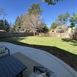 JAC’s Sprinklers  - Complete landscape job backyard