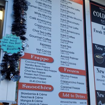 Drinx - Menu - Coffee & Tea Near Me - Campbell, California