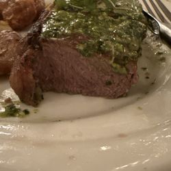 Farmington Gardens - Cold, overcooked, tough steak.