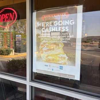 Nate's Korner - Sign on cashless (Jun 2025) - Breakfast & Brunch Near Me - Santa Ana, California Nate's Korner - Sign on cashless (Jun 2025) - Breakfast & Brunch Near Me - Santa Ana, California