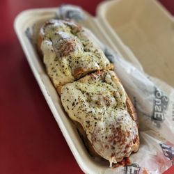 Firehouse Subs - Got that meatball sub on white with extra cheese of course