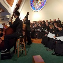 Davidson United Methodist Church - Part of the combined Chancel and Sr High Choirs