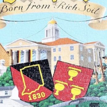 Jasper Square Heritage Mural - Public Art Near Me - Jasper, Indiana Jasper Square Heritage Mural - Public Art Near Me - Jasper, Indiana