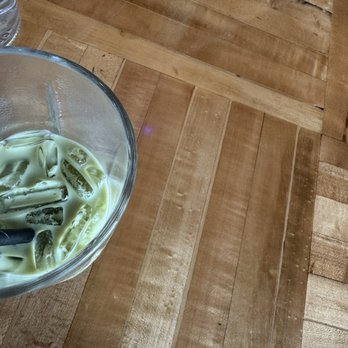 A Roaster Called Revenant - Iced Matcha latte w/ oat & honey! - Coffee Roasteries Near Me - South Bend, Indiana