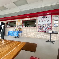 Pizza King - Inside at the front.