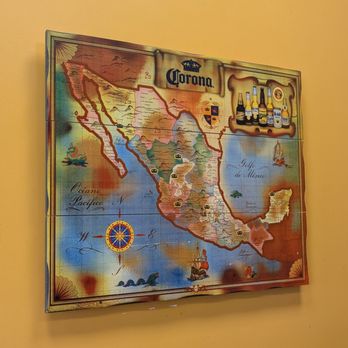 Rubio's Coastal Grill - Map of Mexico on the wall - Mexican Near Me - Downey, California Rubio's Coastal Grill - Map of Mexico on the wall - Mexican Near Me - Downey, California