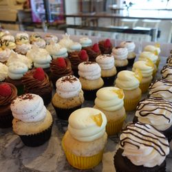 Kelly's Bake Shoppe - Daily Lineup of cupcakes (12 to 14 flavours a day). Gluten Free and Vegan always.
